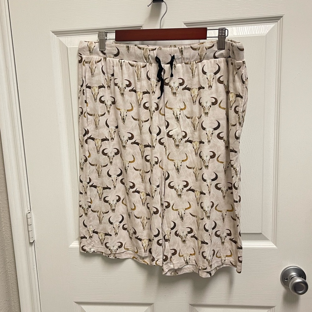 Posh Peanut Skull Pajama Shorts